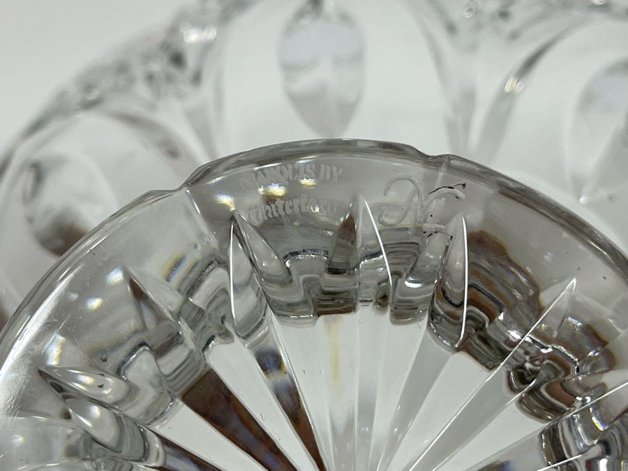 Marquis By Waterford Crystal Footed Bowl Made In Poland 7.5W X 5H [Photo 9]