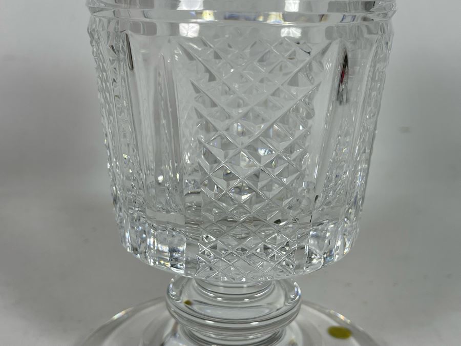 Waterford Cut Crystal Footed Vase 5.5W X 9H [Photo 8]