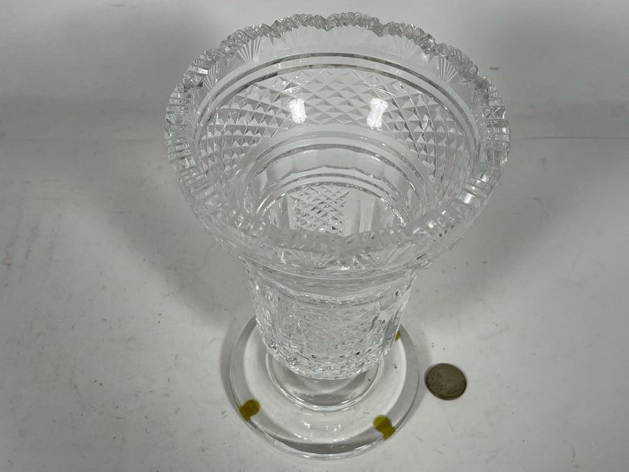 Waterford Cut Crystal Footed Vase 5.5W X 9H [Photo 11]