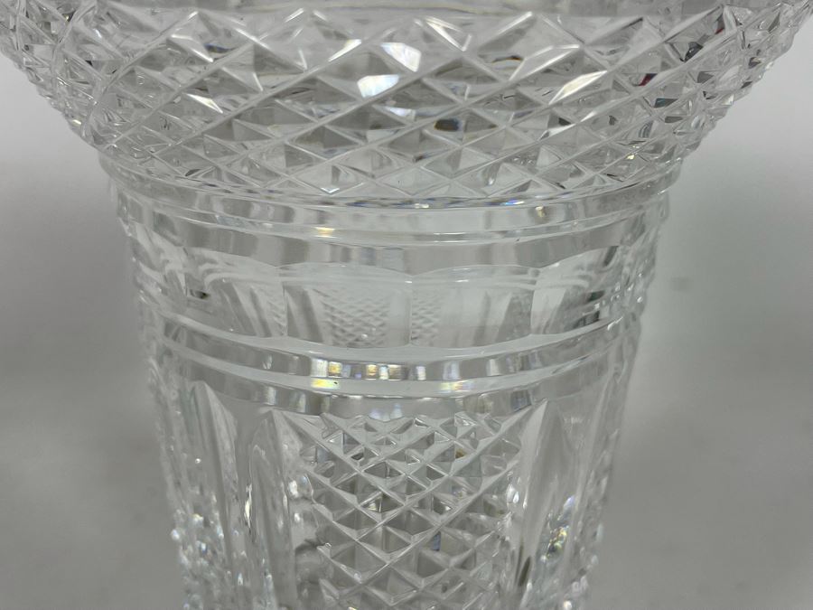 Waterford Cut Crystal Footed Vase 5.5W X 9H [Photo 10]