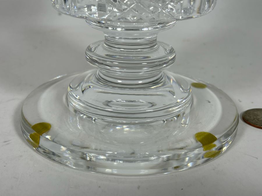 Waterford Cut Crystal Footed Vase 5.5W X 9H [Photo 7]