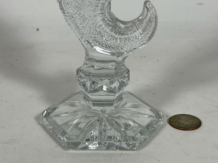 Waterford Crystal Seahorse Candlestick 10.5H [Photo 7]