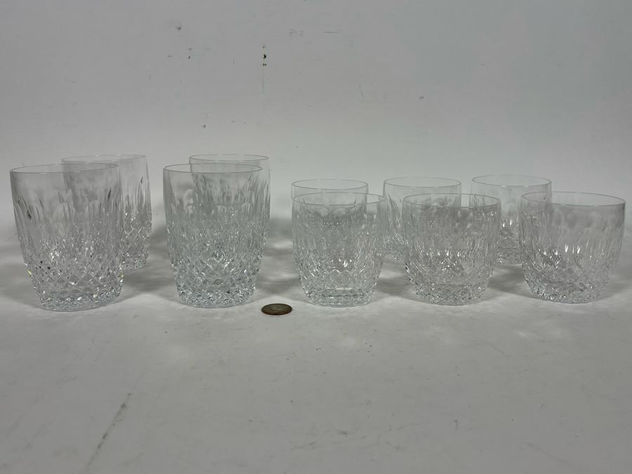 Waterford Crystal Colleen (6) Old Fashioned 3.5” And (4) Double Old Fashioned 4 3/8” Glasses - Replacements Value $1,520 [Photo 3]