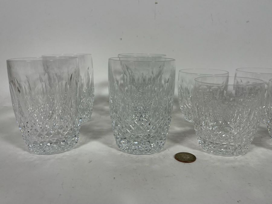Waterford Crystal Colleen (6) Old Fashioned 3.5” And (4) Double Old Fashioned 4 3/8” Glasses - Replacements Value $1,520 [Photo 5]