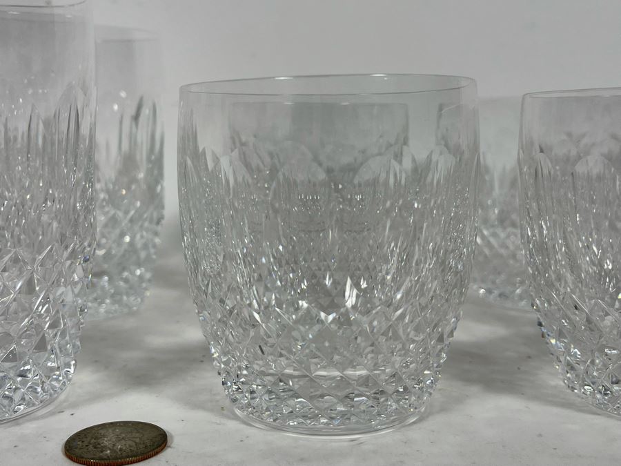 Waterford Crystal Colleen (6) Old Fashioned 3.5” And (4) Double Old Fashioned 4 3/8” Glasses - Replacements Value $1,520 [Photo 6]
