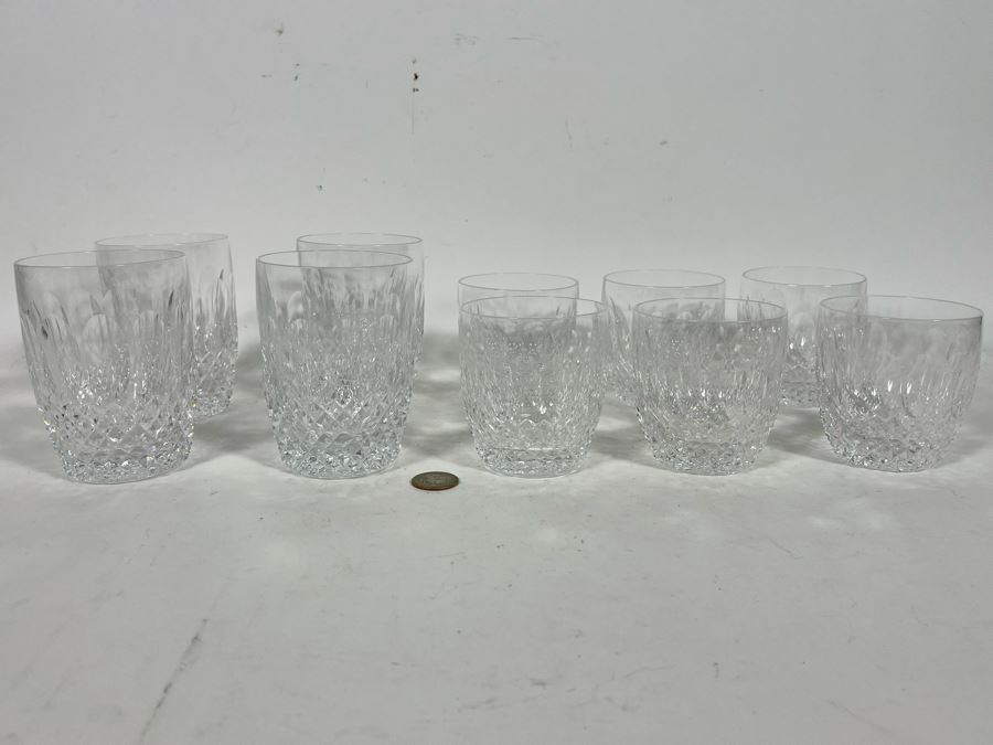 Waterford Crystal Colleen (6) Old Fashioned 3.5” And (4) Double Old Fashioned 4 3/8” Glasses - Replacements Value $1,520 [Photo 2]