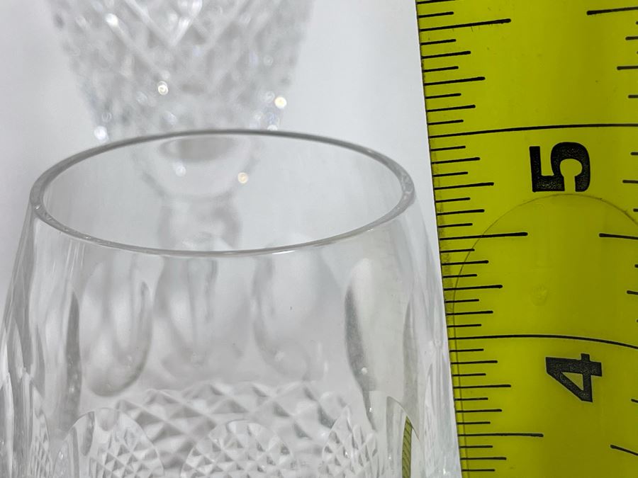 Waterford Crystal Colleen (5) Small Brandy Stemware Glasses 4.5” And (5) Champagne Flute Stemware Glasses 7 3/8- Replacements Value $1,000 [Photo 12]