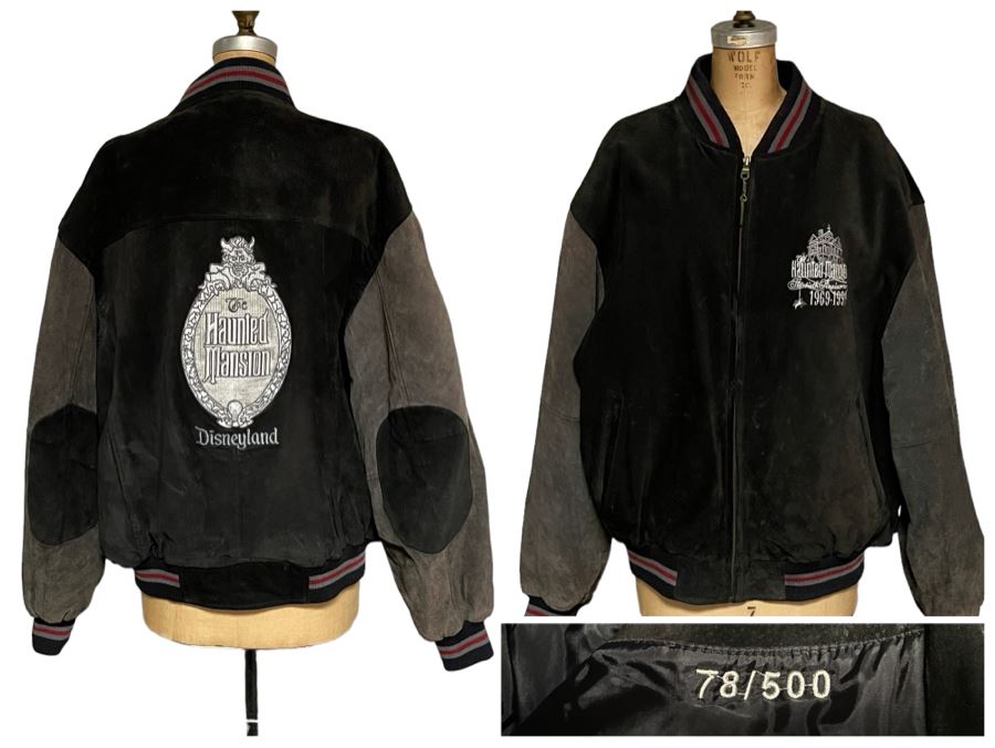 Limited Edition The Haunted Mansion Disneyland Leather Jacket Size XL Limited 78 Of 500 [Photo 1]