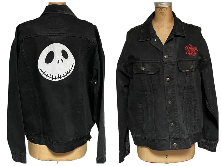 The Nightmare Before Christmas Lee Denim Jacket Size L