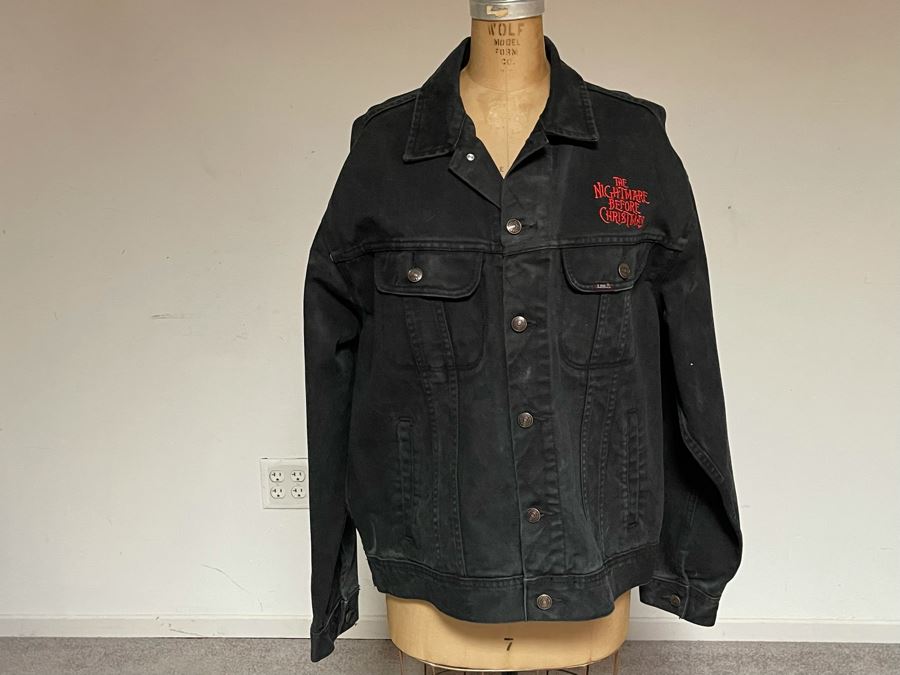 The Nightmare Before Christmas Lee Denim Jacket Size L [Photo 5]