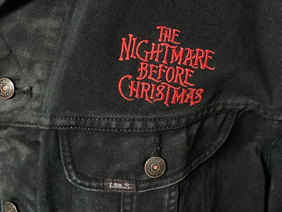 The Nightmare Before Christmas Lee Denim Jacket Size L [Photo 6]