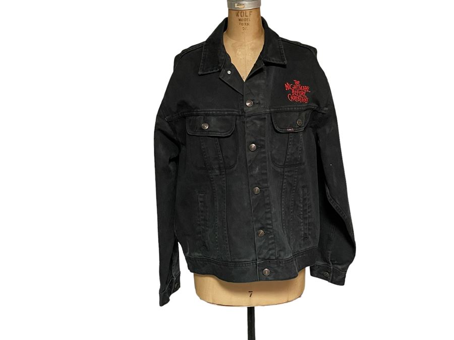 The Nightmare Before Christmas Lee Denim Jacket Size L [Photo 3]