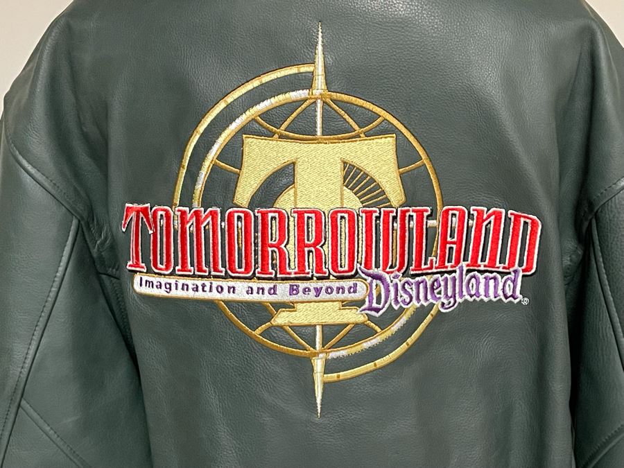 Disneyland Tomorrowland Leather Jacket Size L [Photo 11]
