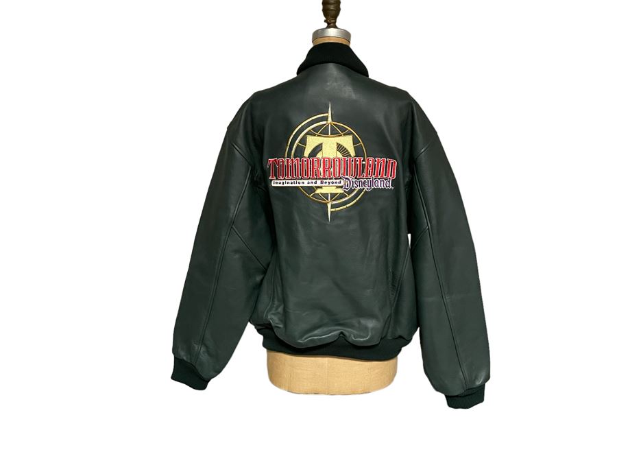 Disneyland Tomorrowland Leather Jacket Size L [Photo 2]