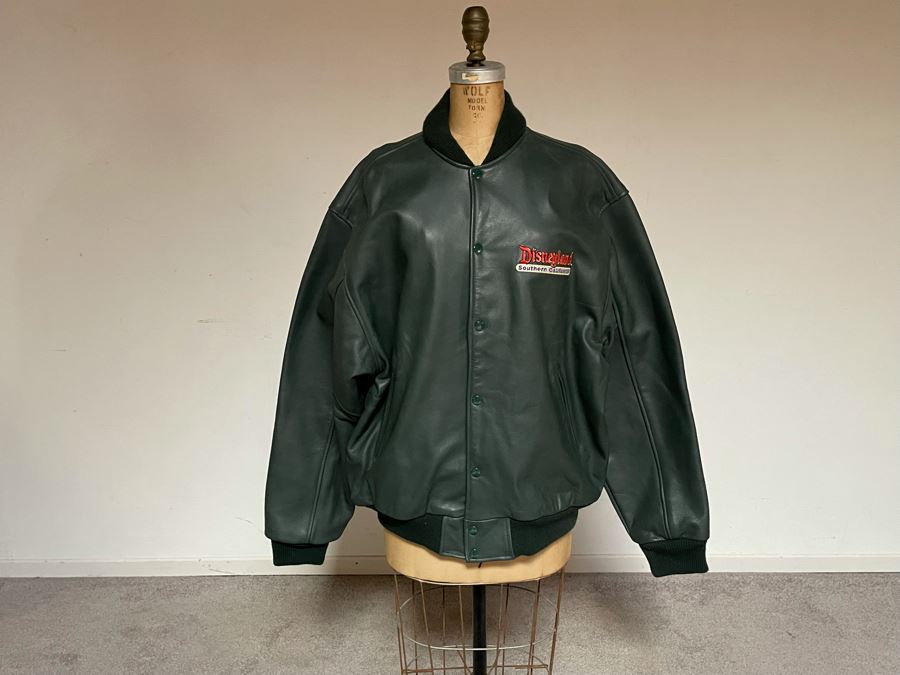 Disneyland Tomorrowland Leather Jacket Size L [Photo 5]