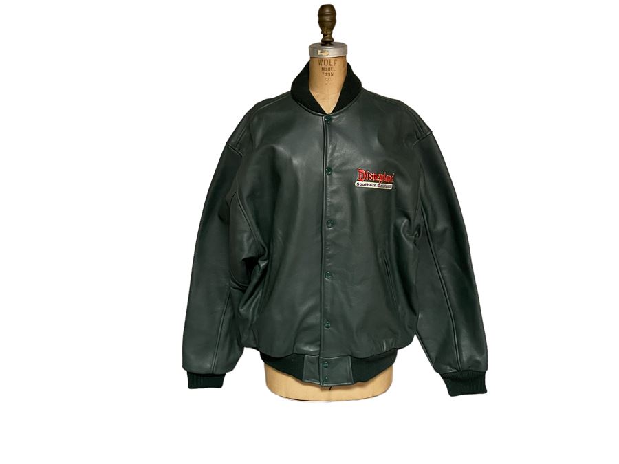 Disneyland Tomorrowland Leather Jacket Size L [Photo 3]