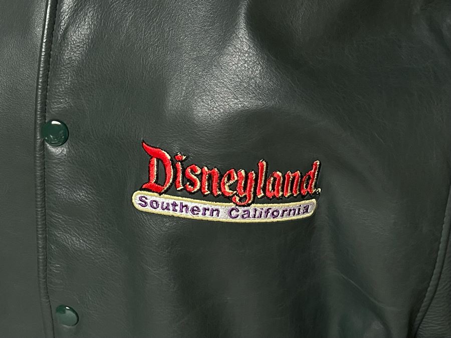Disneyland Tomorrowland Leather Jacket Size L [Photo 6]