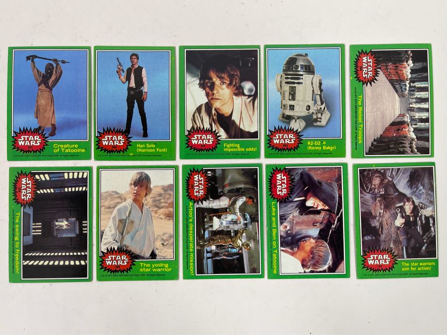 (10) Vintage 1977 Original Star Wars Trading Cards [Photo 3]