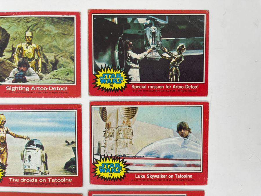 (10) Vintage 1977 Original Star Wars Trading Cards [Photo 7]