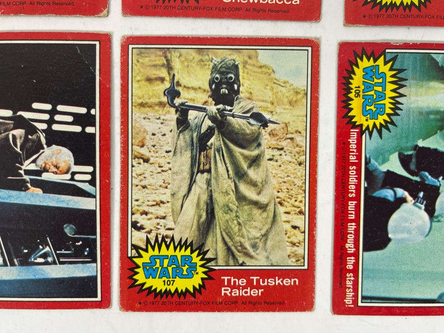 (10) Vintage 1977 Original Star Wars Trading Cards [Photo 9]
