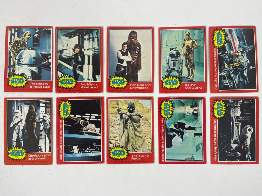 (10) Vintage 1977 Original Star Wars Trading Cards [Photo 2]