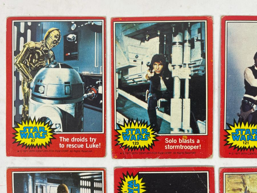 (10) Vintage 1977 Original Star Wars Trading Cards [Photo 4]