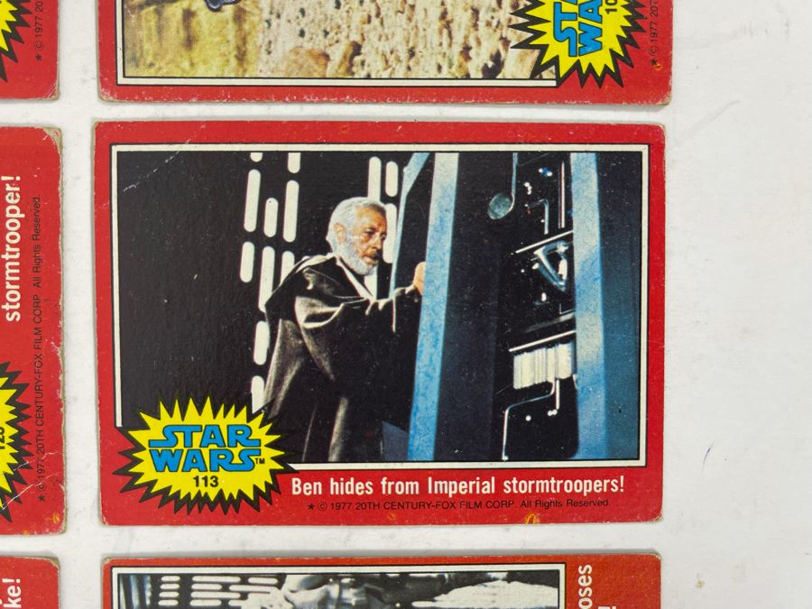 (10) Vintage 1977 Original Star Wars Trading Cards [Photo 8]