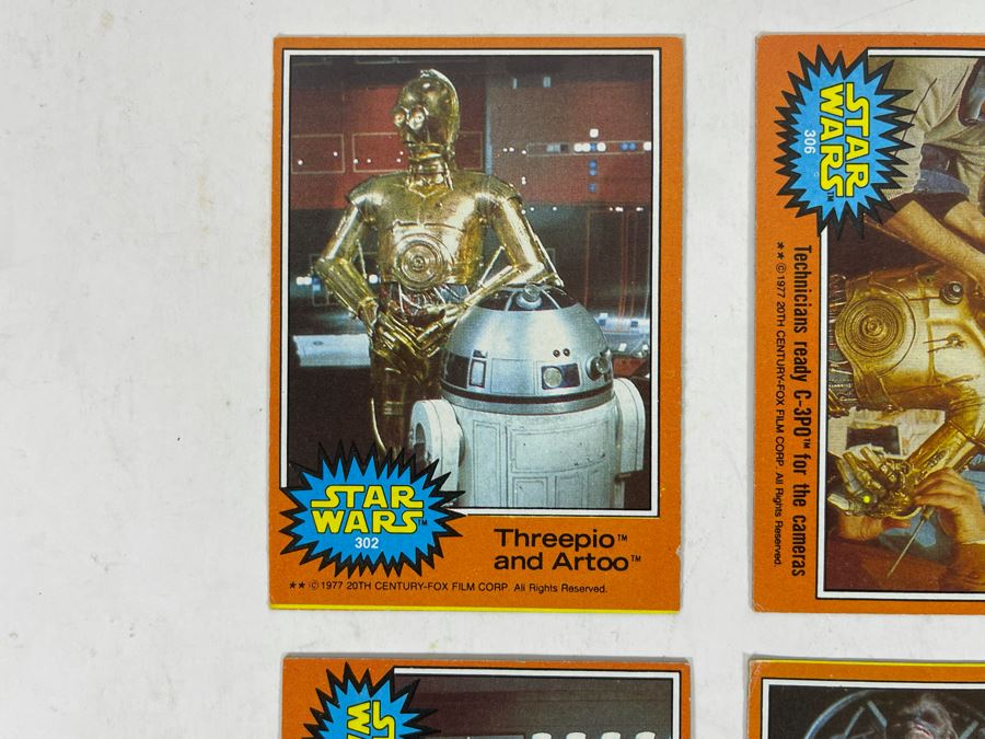 (6) Vintage 1977 Original Star Wars Trading Cards [Photo 4]