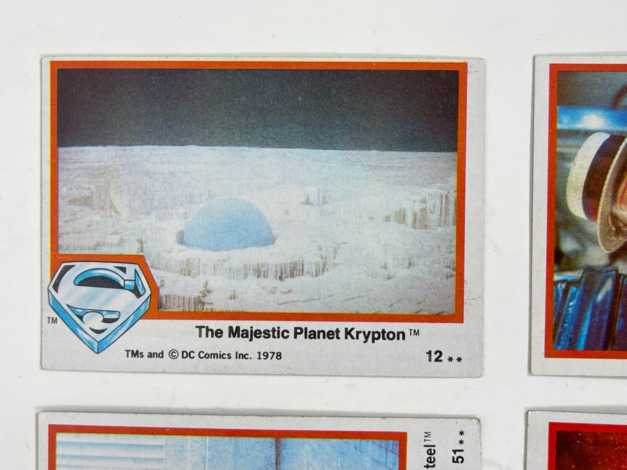 (10) Vintage 1978 Superman The Movie With Christopher Reeve Trading Cards [Photo 8]