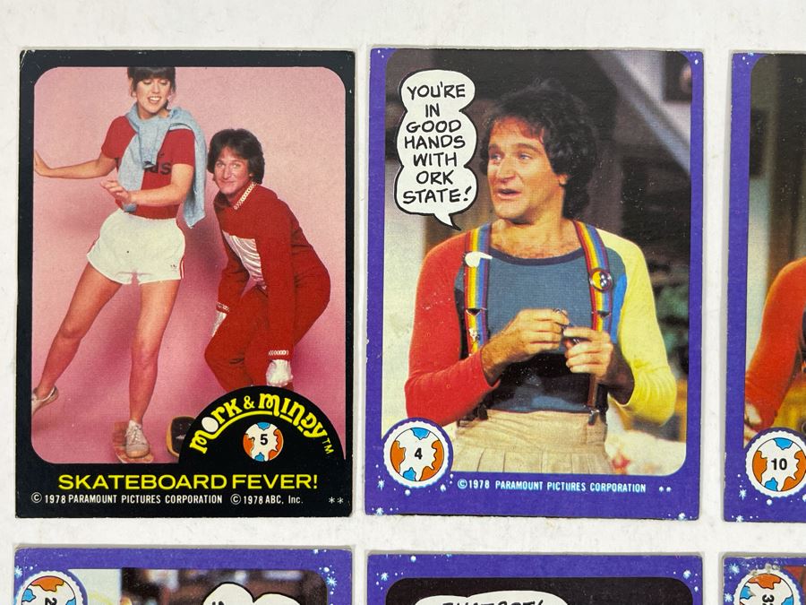 (10) Vintage 1978 Mark & Mindy Robin Williams Trading Cards [Photo 4]