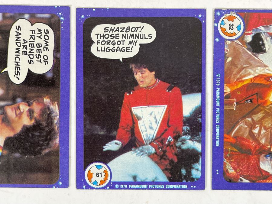 (10) Vintage 1978 Mark & Mindy Robin Williams Trading Cards [Photo 8]