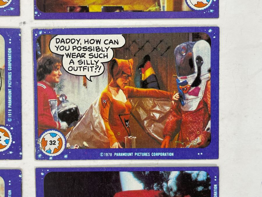 (10) Vintage 1978 Mark & Mindy Robin Williams Trading Cards [Photo 9]