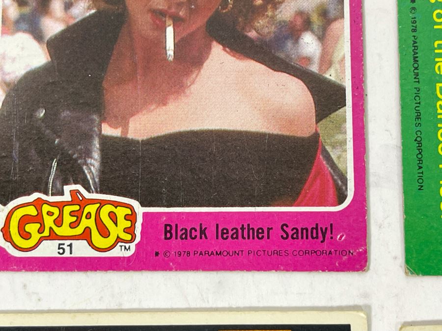 (2) Vintage 1978 Grease, (2) 1978 Mork & Mindy And (2) 1978 Elvis Trading Cards [Photo 11]