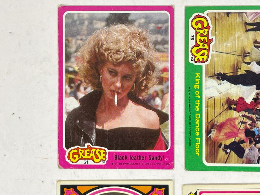 (2) Vintage 1978 Grease, (2) 1978 Mork & Mindy And (2) 1978 Elvis Trading Cards [Photo 4]