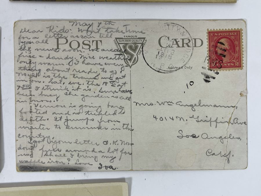 Collection Of (8) Vintage Naval Ship Wartime Postcards Some Postmarked With Stamps And Writing - See Photos [Photo 2]