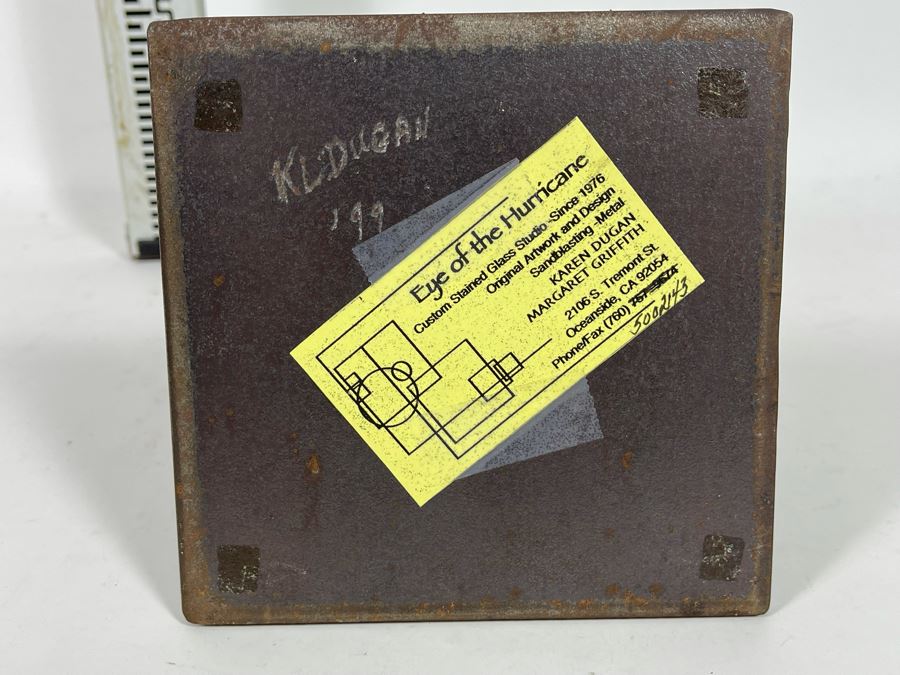 Metal Sculpture By Artist Karen Dugan 6W X 14.5H	 [Photo 8]