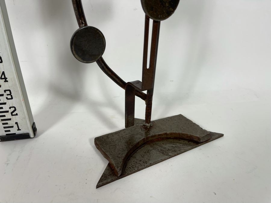 Metal Sculpture By Artist Karen Dugan In Manner Of Wassily Kandinsky 6W X 14.5H	 [Photo 7]