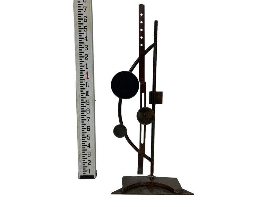 Metal Sculpture By Artist Karen Dugan In Manner Of Wassily Kandinsky 6W X 14.5H	 [Photo 2]