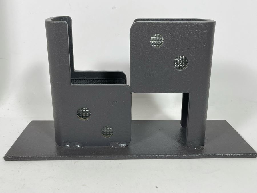 Metal Sculpture With Glass By Artist Karen Dugan 12W X 4.5D X 6.5H	 [Photo 8]