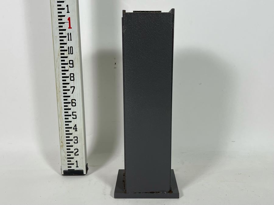 Laser Cut Metal Sculptural Light Table Lamp By Artist Karen Dugan 4W X 4D X 12.5H [Photo 7]