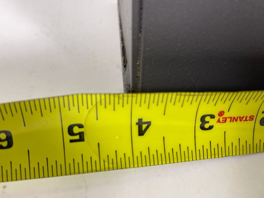 Laser Cut Metal Sculptural Light Table Lamp By Artist Karen Dugan 4W X 4D X 12.5H [Photo 11]