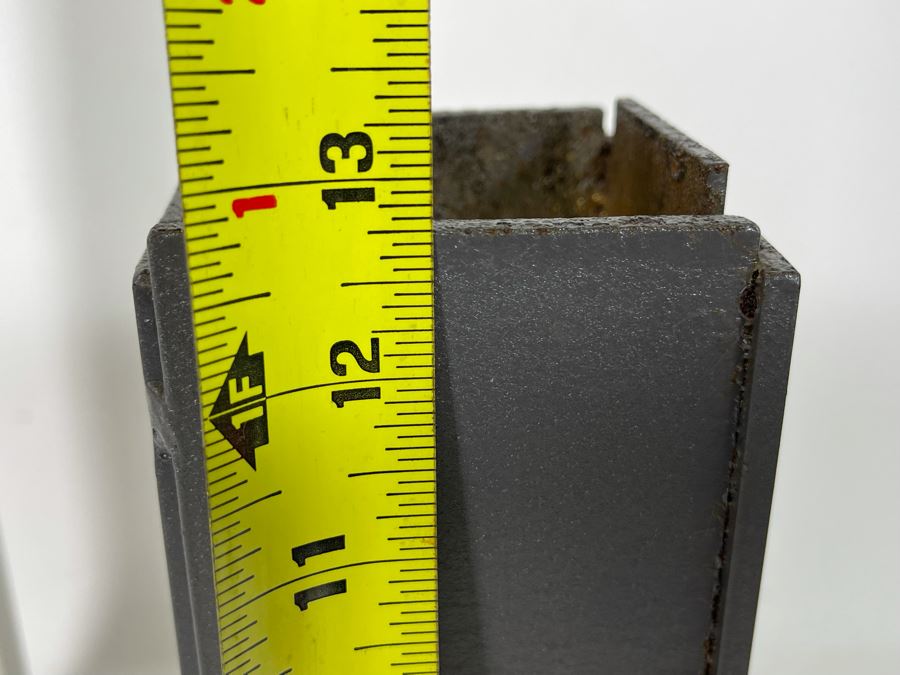 Laser Cut Metal Sculptural Light Table Lamp By Artist Karen Dugan 4W X 4D X 12.5H [Photo 12]