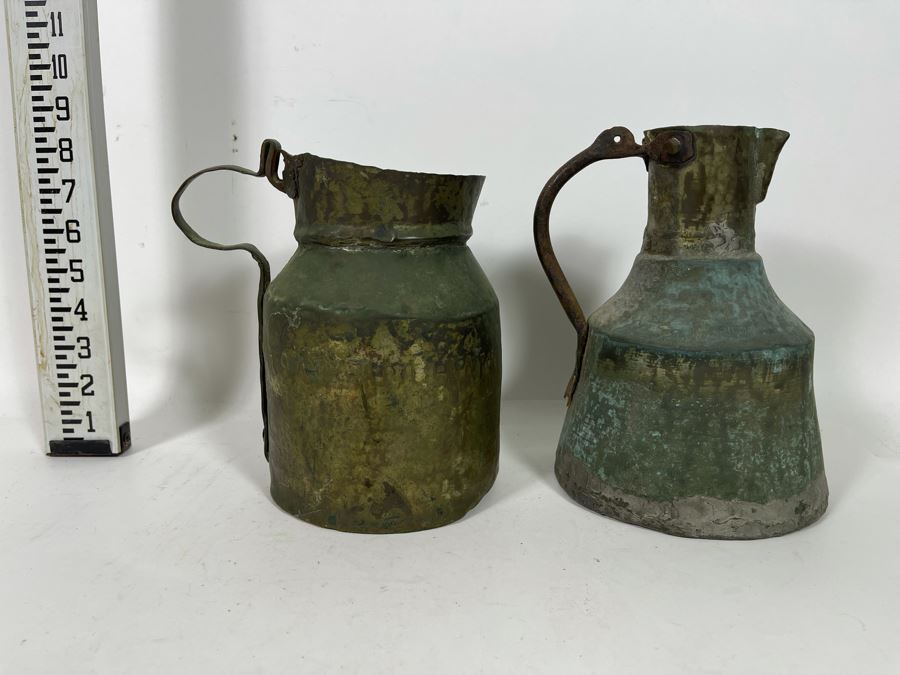Pair Of Vintage Turkish Copper Vessels 9H [Photo 2]