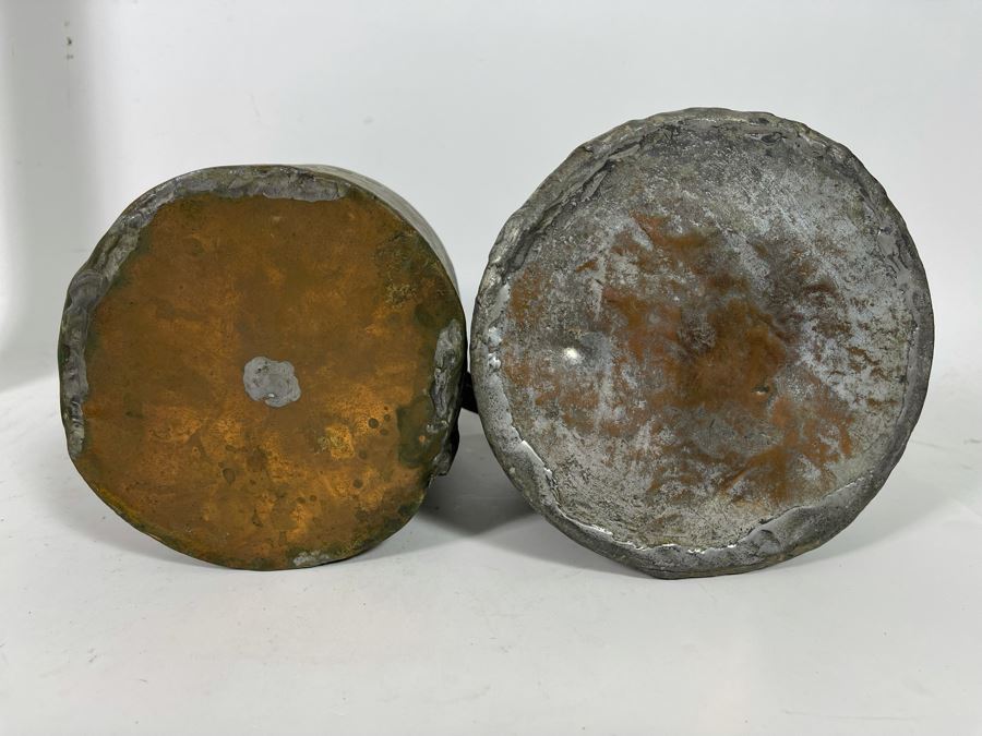 Pair Of Vintage Turkish Copper Vessels 9H [Photo 7]