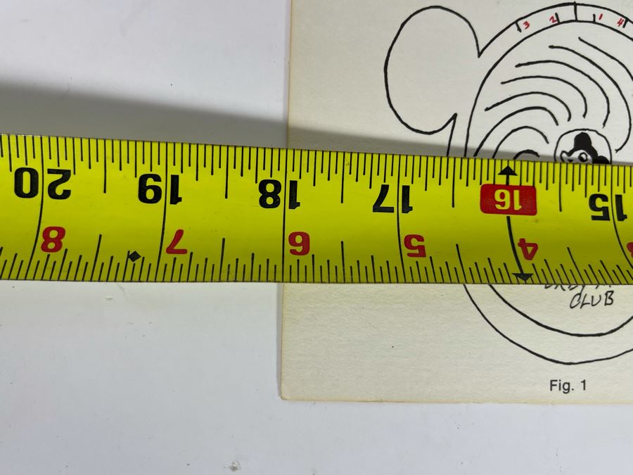 Pair Of Vintage Walt Disney Productions Mickey Mouse Club Paper Ear Hats Unused 18 X 12 [Photo 10]