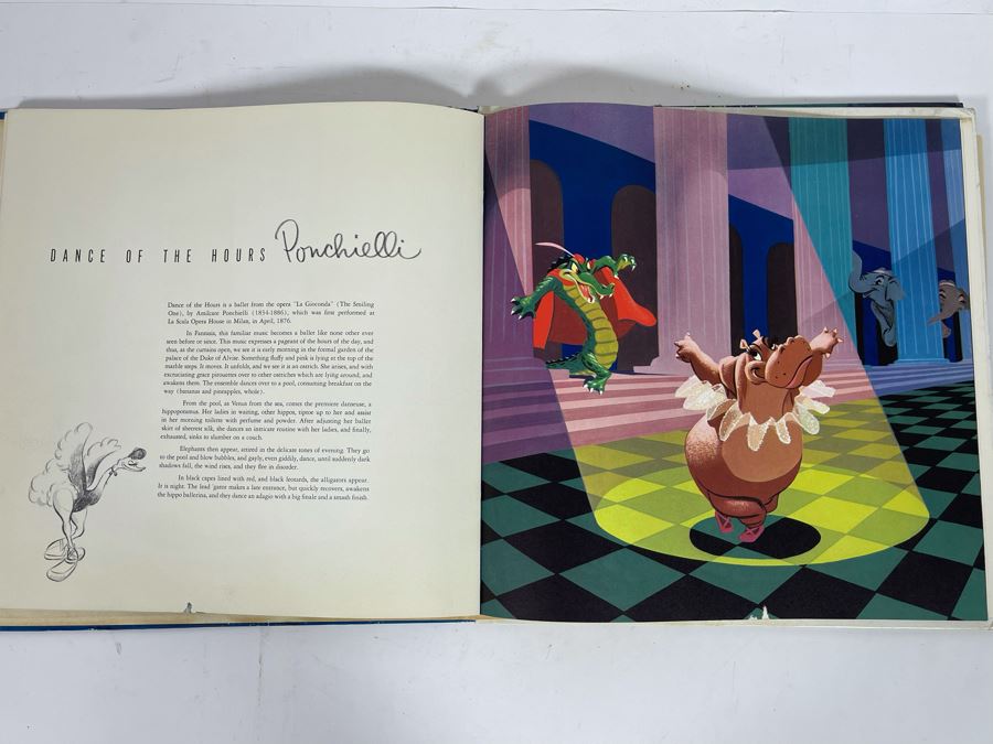 Vintage 1957 Disneyland Fantasia Leopold Stokowski With The Philadelphia Orchestra 2 Album Record Set With Book [Photo 12]