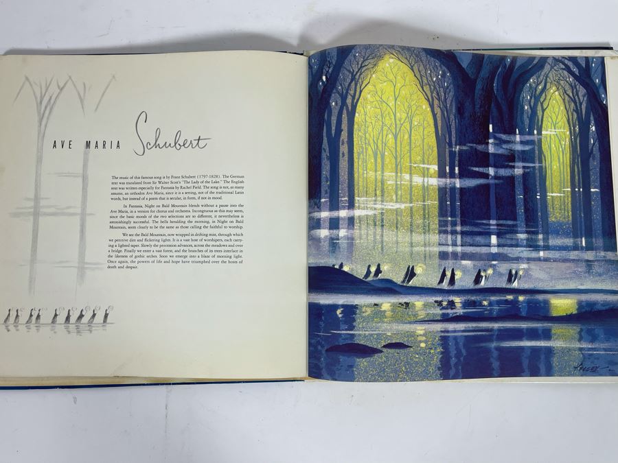 Vintage 1957 Disneyland Fantasia Leopold Stokowski With The Philadelphia Orchestra 2 Album Record Set With Book [Photo 14]