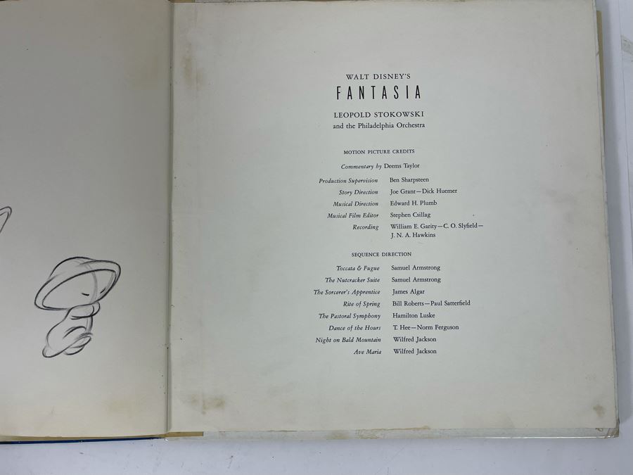 Vintage 1957 Disneyland Fantasia Leopold Stokowski With The Philadelphia Orchestra 2 Album Record Set With Book [Photo 16]