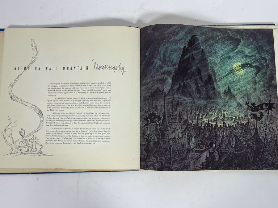 Vintage 1957 Disneyland Fantasia Leopold Stokowski With The Philadelphia Orchestra 2 Album Record Set With Book [Photo 13]