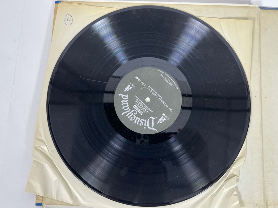 Vintage 1957 Disneyland Fantasia Leopold Stokowski With The Philadelphia Orchestra 2 Album Record Set With Book [Photo 20]